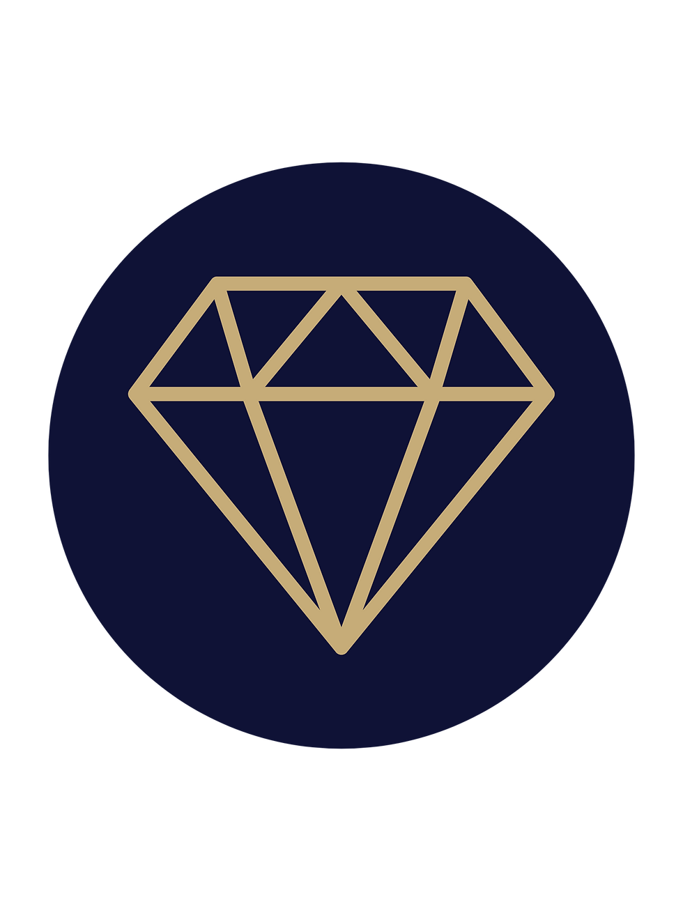 diamond icon representing excellence and quality