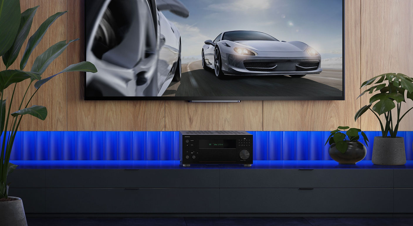 ONKYO オンキヨー アンプ AV CENTER シャンパンゴールド 