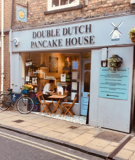 exterior view of Double dutch pancake house in york