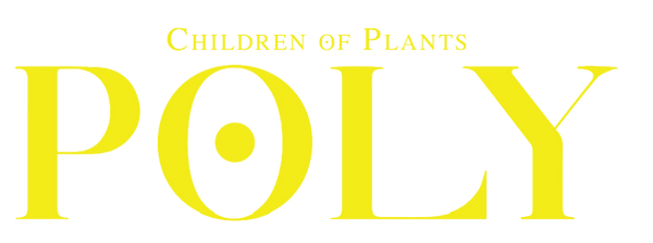 Children of Plants: Poly — Typeset logo