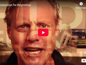 An Invocation... for myself