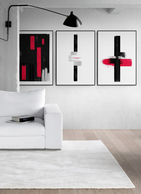 dynamic and vibrant abstract art with bold colors and fluid brushstrokes, evoking a sense of movement and emotion. black and pink abstract artwork. Minimalistic art print. emotional art.