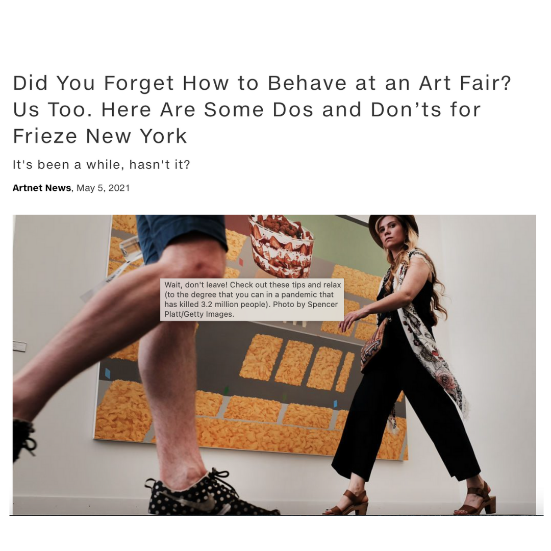 How to behave at the art fair... in case you forgot. content media