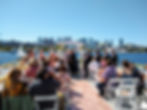 Ceremony on a yacht