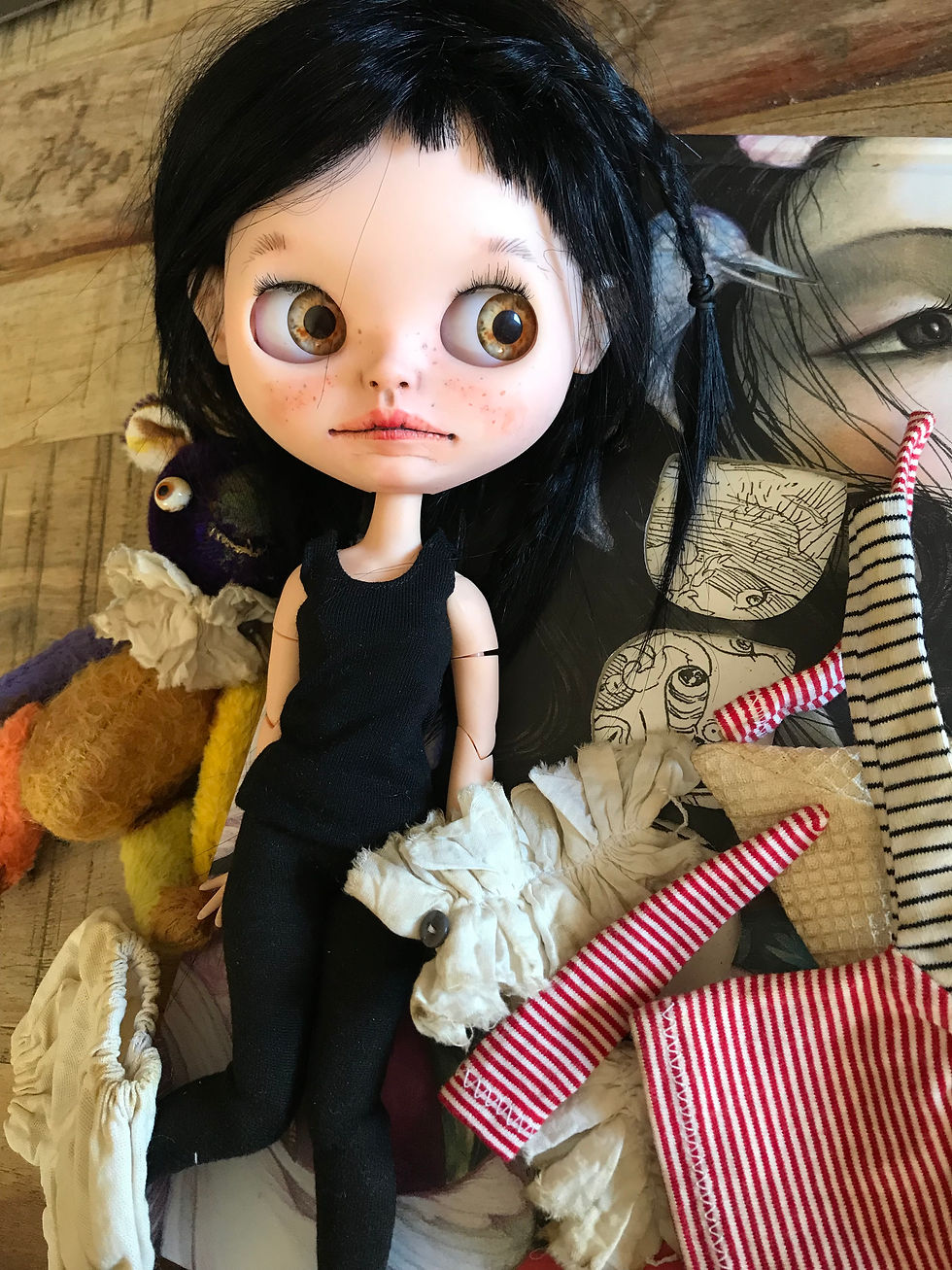 Thumbnail: Bea - blythe doll 154 + bear