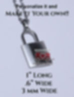 Minimalist stainless steel lock pendant necklace on a silver chain – a stylish personalized gift for men and women in Omaha