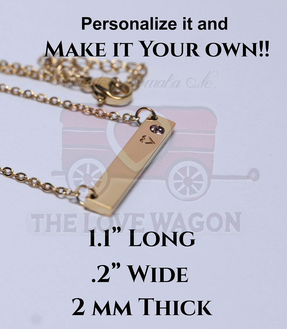 Minimalist gold bar necklace with custom engraving, perfect for personalized gifts