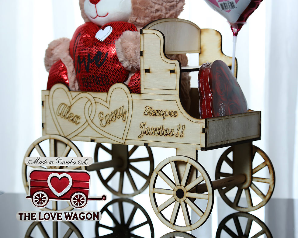 Thumbnail: Searching for personalized gifts Omaha? The Super Love Wagon is perfect for couples looking for something special and meaning