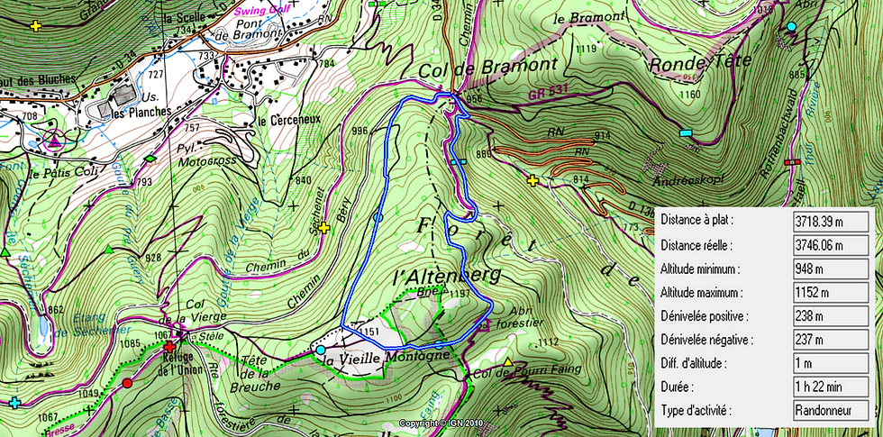 La Chaume de Vieille Montagne - 3.700 km
