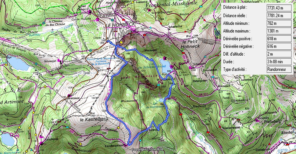 Le Hohneck - Le Kastelberg