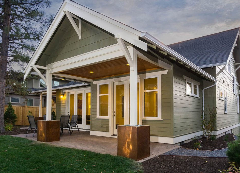 back of Camellia house plan