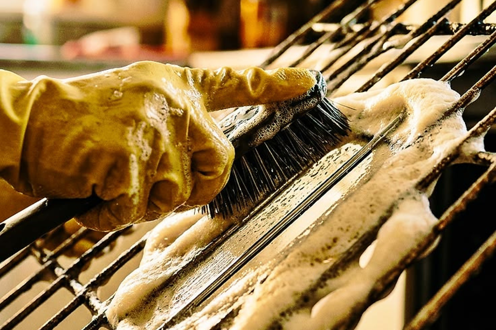 oven rack cleaning