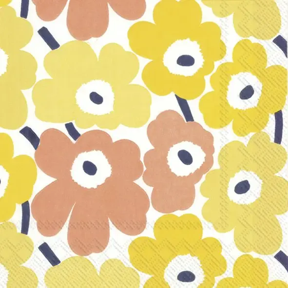תמונה ממוזערת: מפיות נייר פרחוניות Marimekko