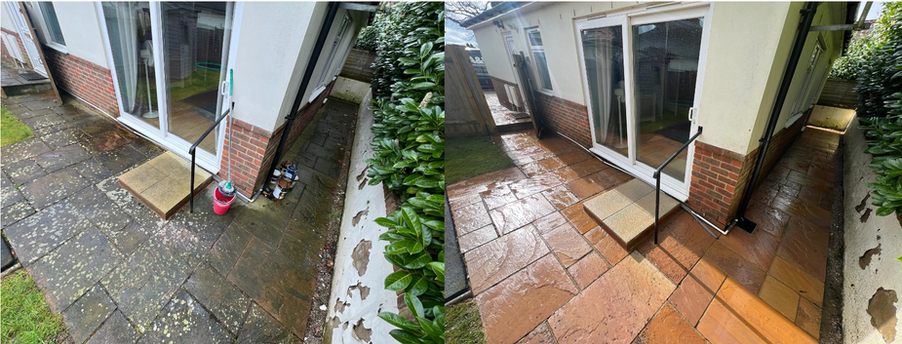 Restored Patio Jet Washed in Stanmore