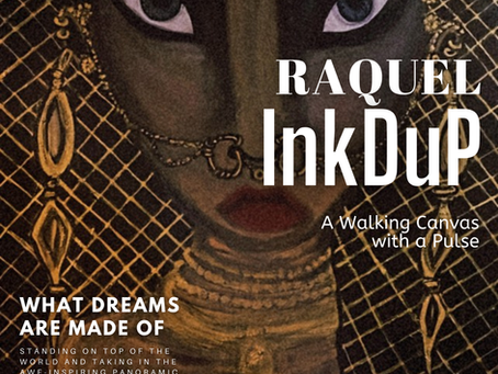 Raquel InkDuP: A Walking Canvas with a Pulse