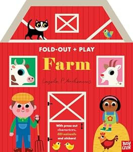 Fold-Out + Play: Farm: Build your own 3D farm with interactive play pieces an...