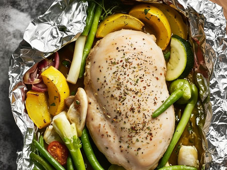 Roy’s Light (and Versatile) Chicken and Vegetables in Foil