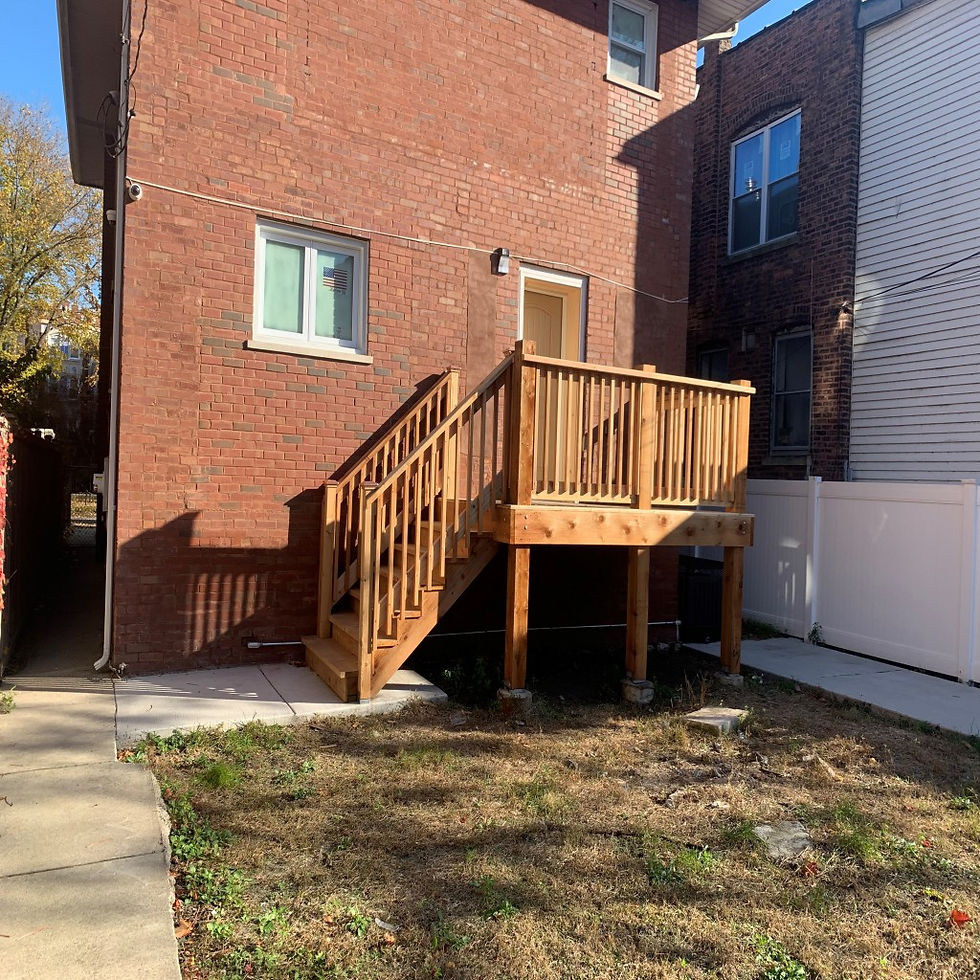 Deck framing and construction