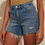 Miniatura: Short Jeans de Mujer Premiun Con Roturas Elastizado