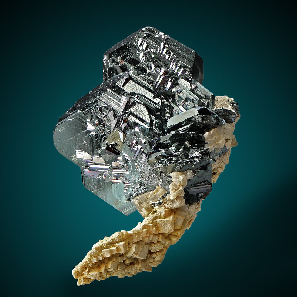 Thumbnail: Adular, Hematite, Rutile – Cavradi Gorge, Tujetsch, Sedrun, Switzerland