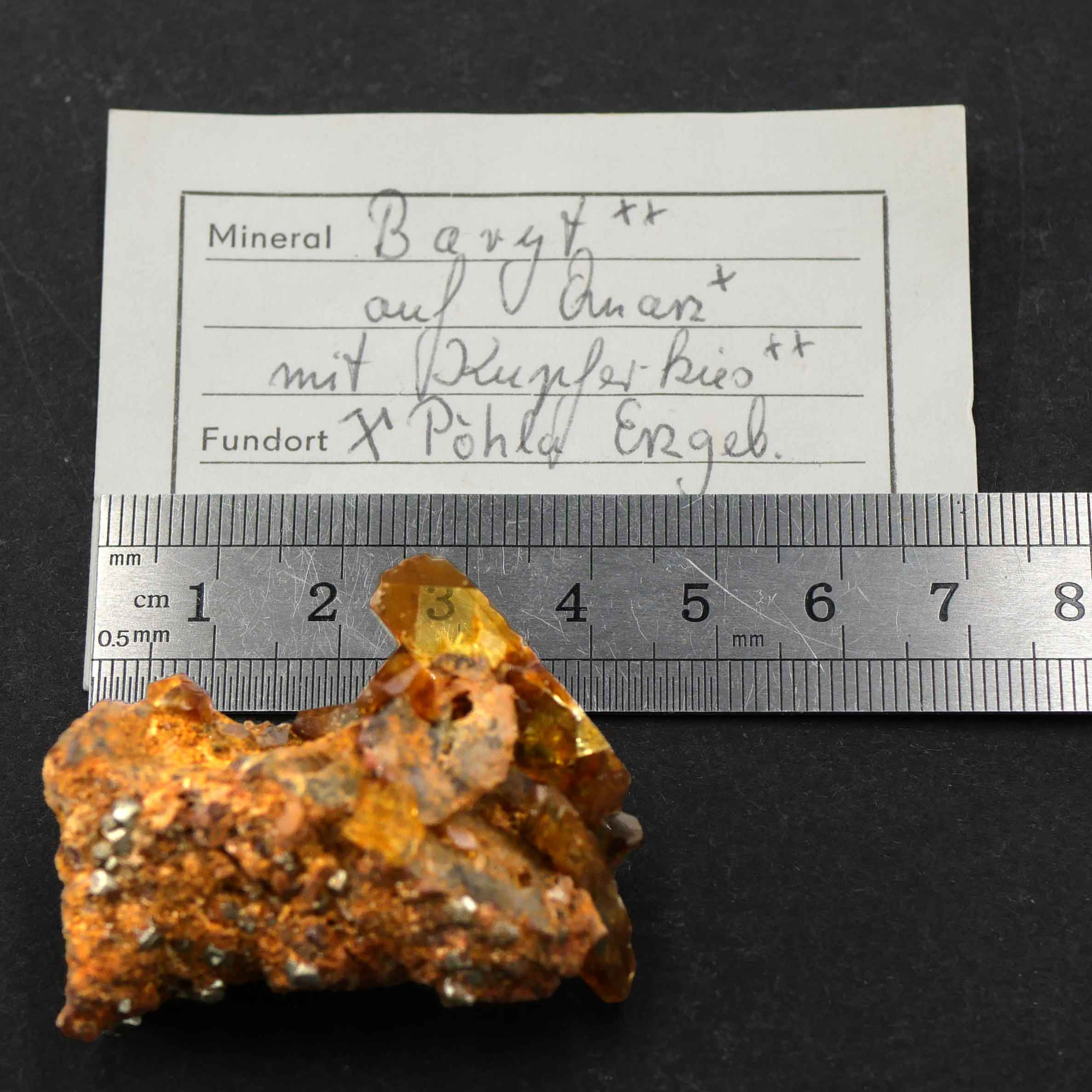 Baryt – Pöhla, Erzgebirge, Sachsen, Deutschland