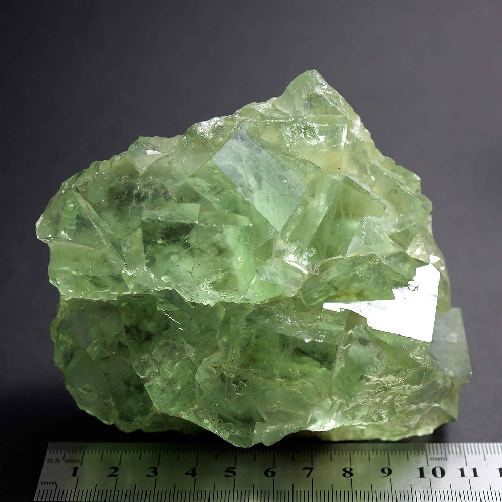 Thumbnail: Fluorite - Xianghualing Mine, Hunan, China
