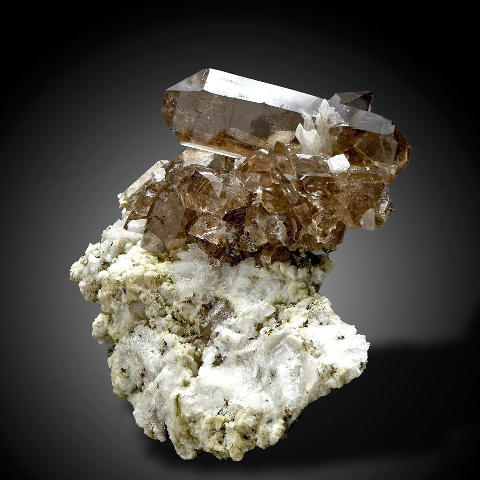 Rauchquarz Doppelender – Gletschhorn, Uri, Schweiz