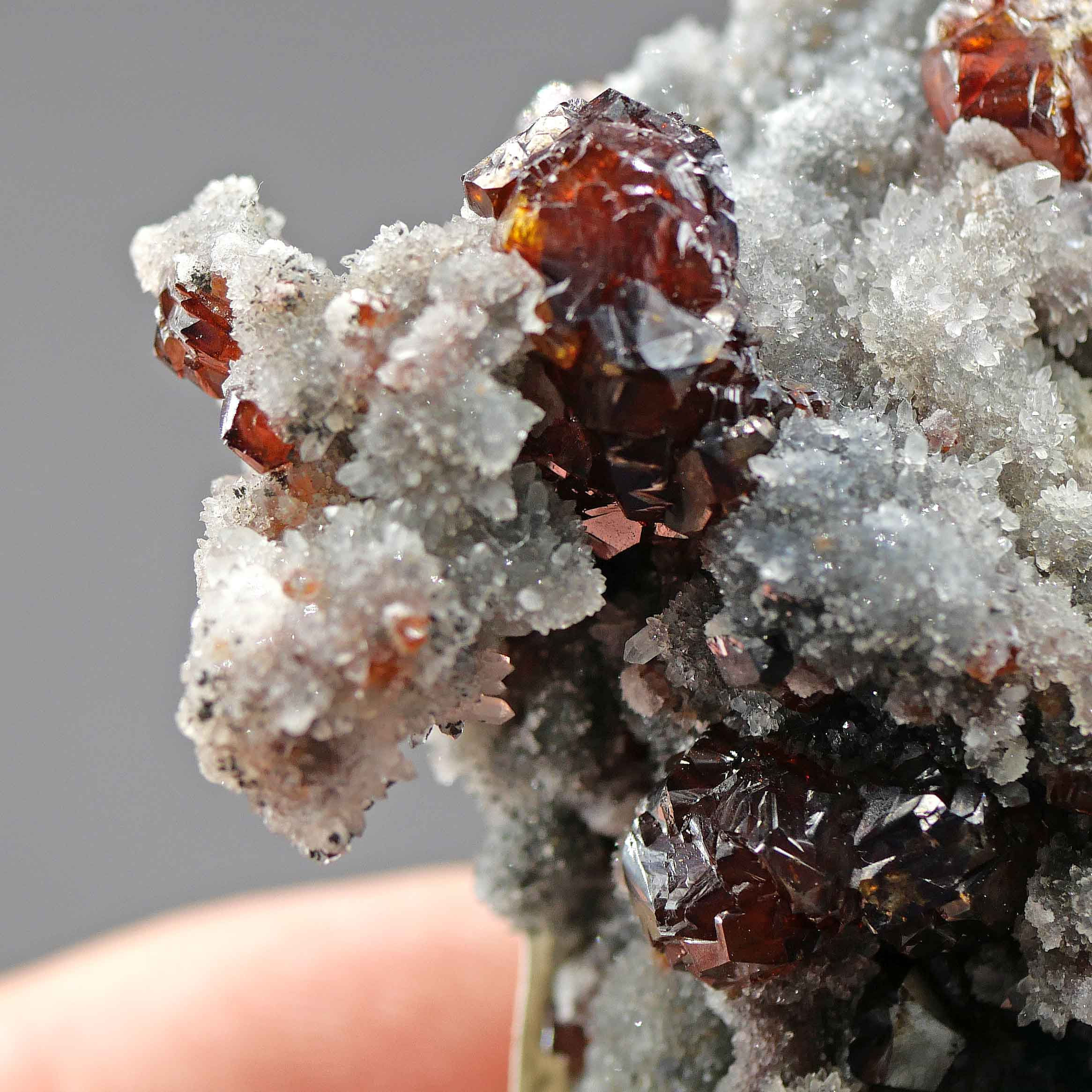 Sphalerit, Quarz, Calcit – Shuikoushan Mine, Changning Co., China