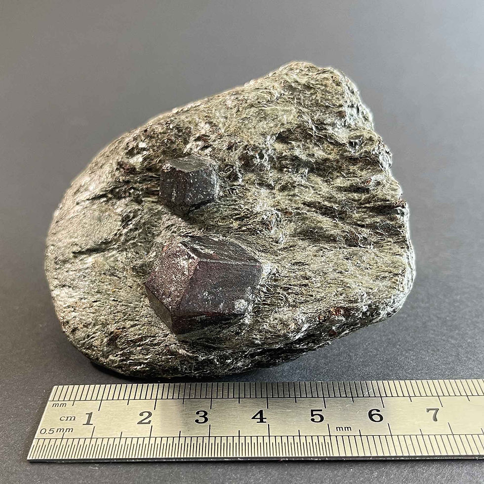 Thumbnail: Garnet var. Almandine - Skjerstad, Bodø, Nordland, Norway