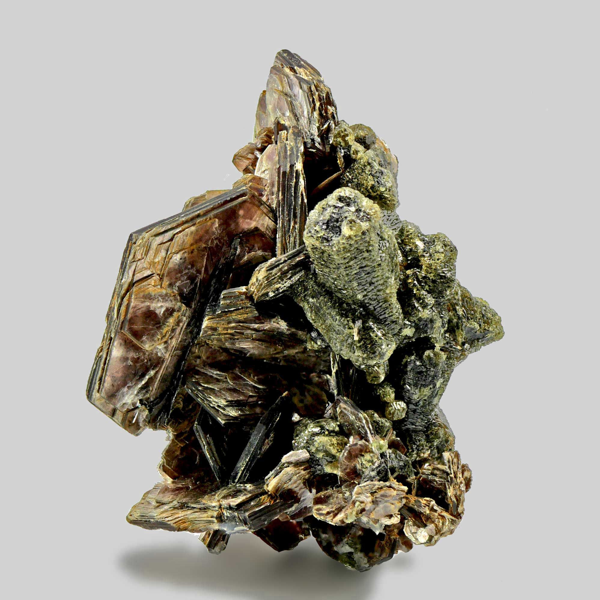 Lepidolite (Lithionite), Fluorapatite - Ze Pinto, Minas Gerais, Brazil