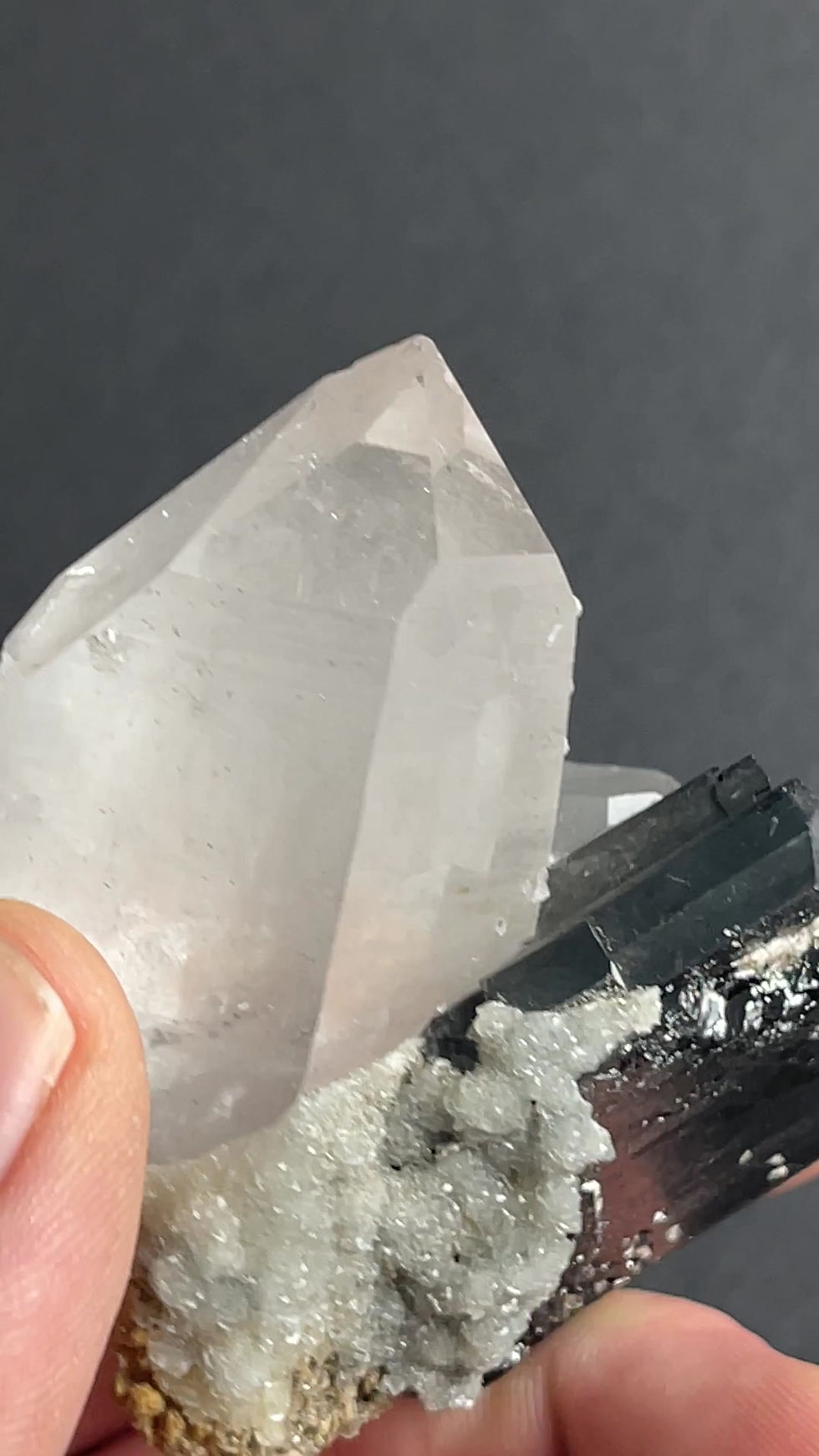 Thumbnail: Hübnerite, Quartz - Panasqueira, Portugal