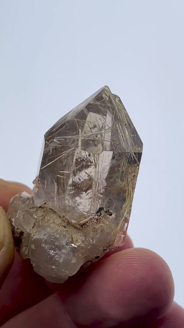 Thumbnail: Quarz mit Rutil – Diamantina, Minas Gerais, Brasilien
