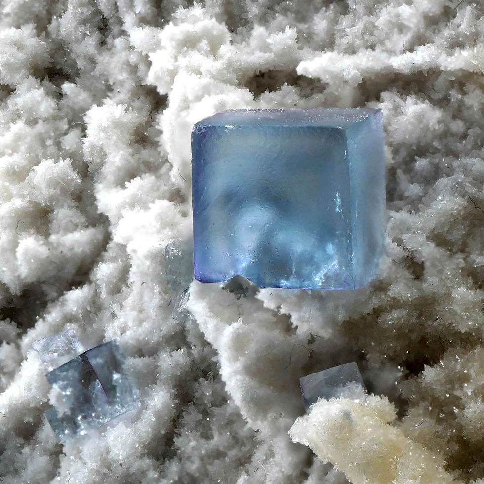 Thumbnail: Fluorite, Galena – Axalp, Brienz, Bern, Switzerland