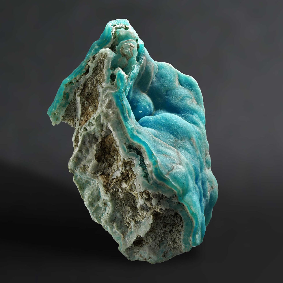 Thumbnail: Hemimorphite - Sa Duchessa Mine, Sardinia, Italy