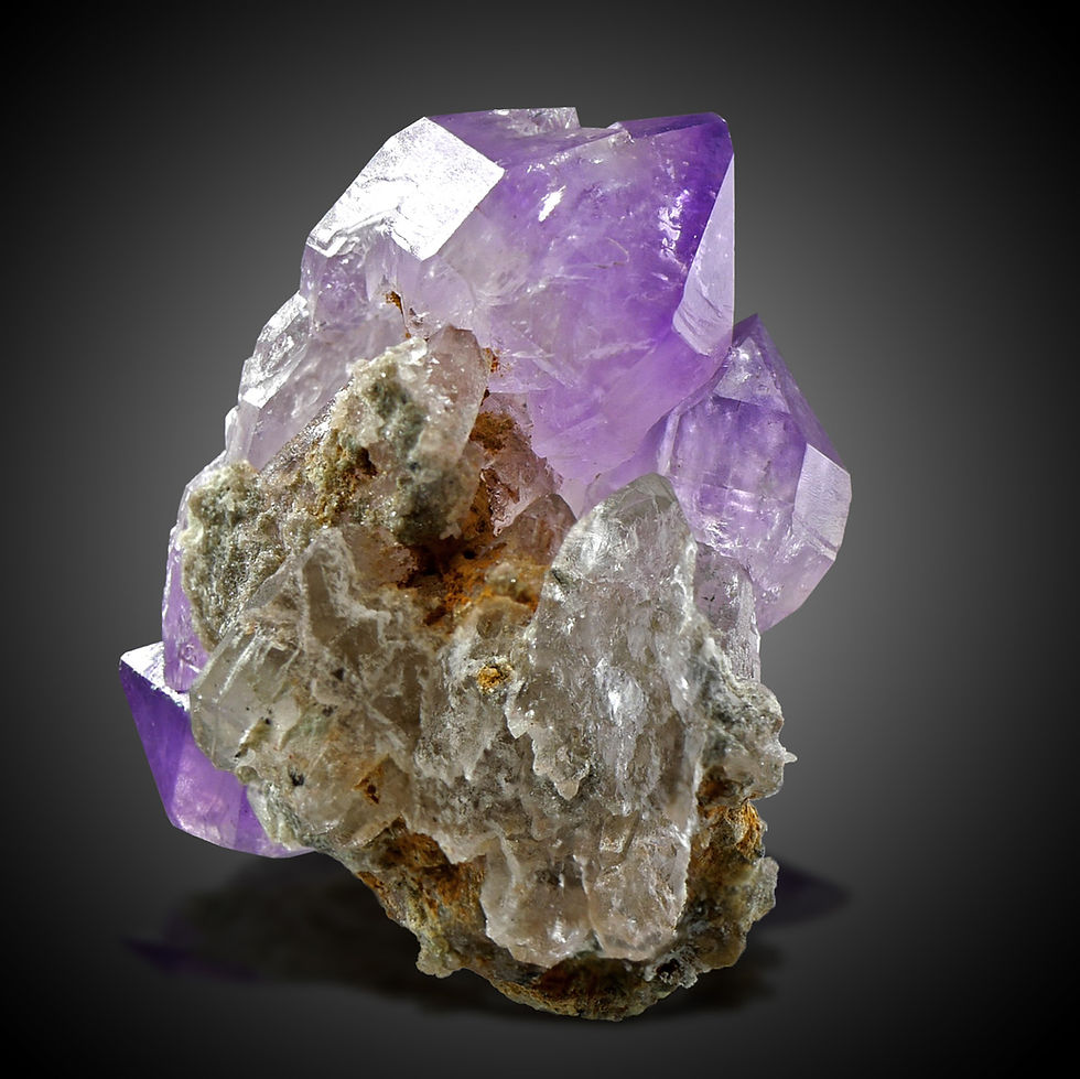 Thumbnail: Amethyst scepter – Fiescher Glacier, Valais, Switzerland