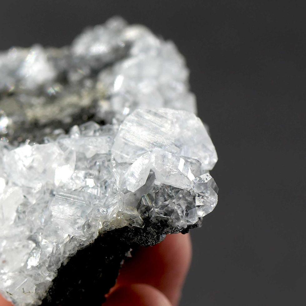 Thumbnail: Safflorite, Calcite – Schlema, Ore Mountains, Germany