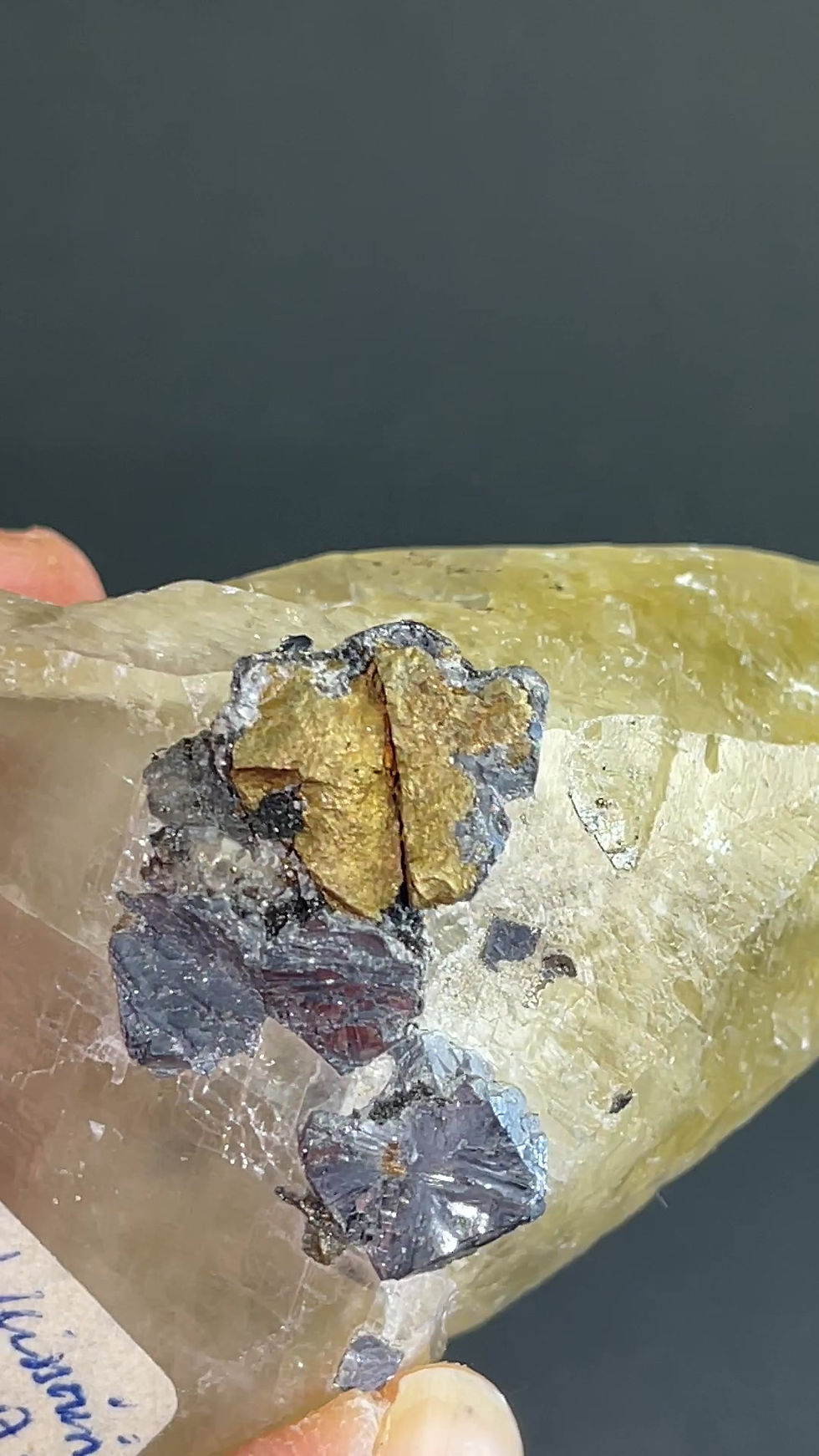 Thumbnail: Calcite, Galena - Sweetwater Mine, Missouri, USA