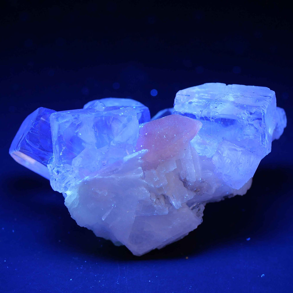 Thumbnail: Fluorite, Calcite - Emilio Mine, Asturias, Spain