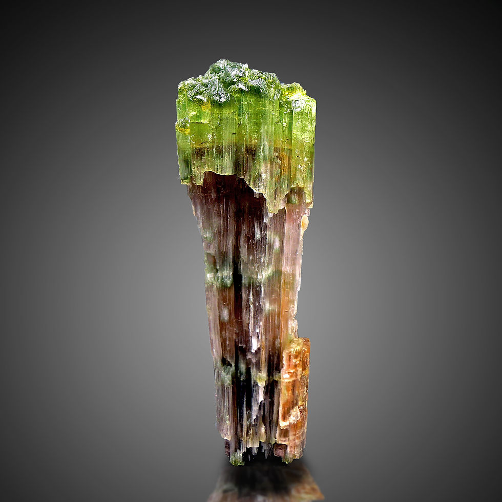 Thumbnail: Scepter Tourmaline Var. Elbaite - Morro Redondo Mine, Coronel Murta, Brazil