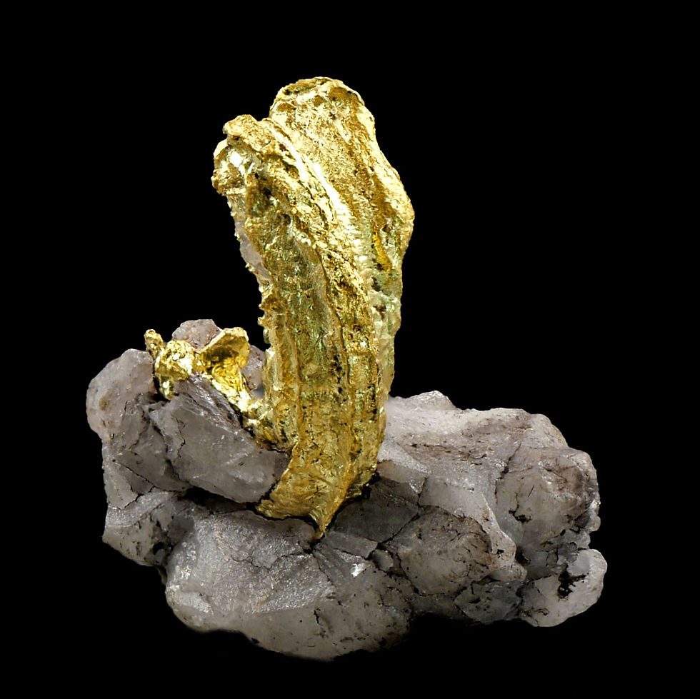 Gold Crystal Specimen - Zapata, Santa Elena, Venezuela