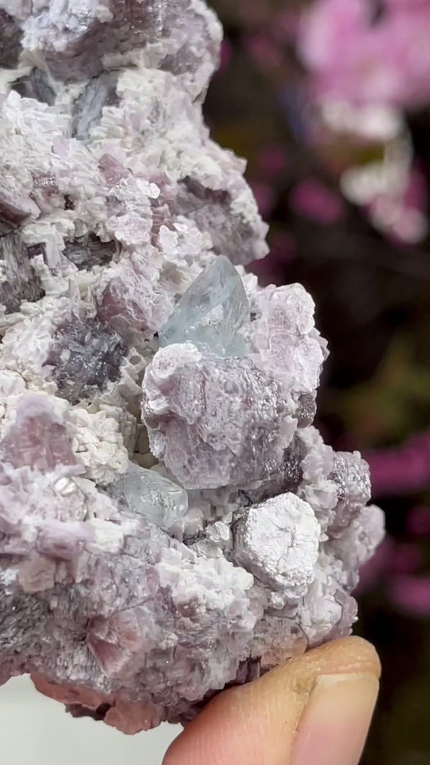 Miniaturbild: Topas, Turmalin, Lepidolit – Virgem da Lapa, Minas Gerais, Brasilien