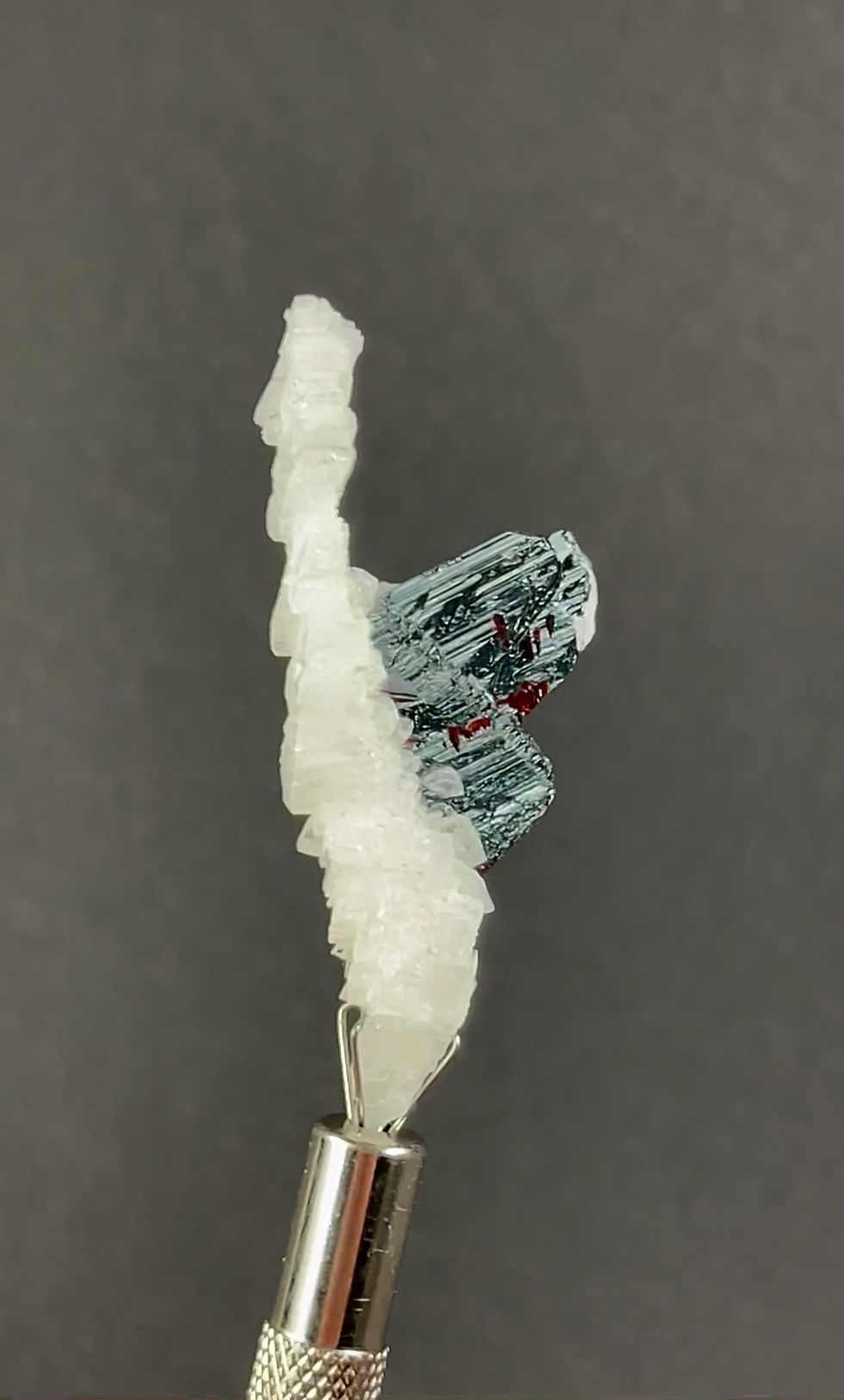 Thumbnail: Adular, hematite, rutile - Cavradi Gorge, Tujetsch, Sedrun, Switzerland