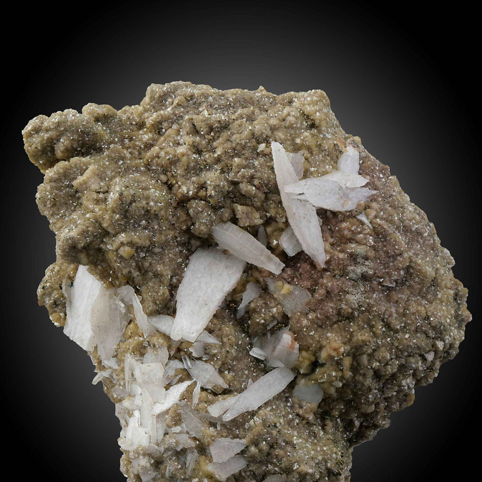 Thumbnail: Anhydrite – 1530 m level, “Ferrit” vein, Shaft 371, Schlema
