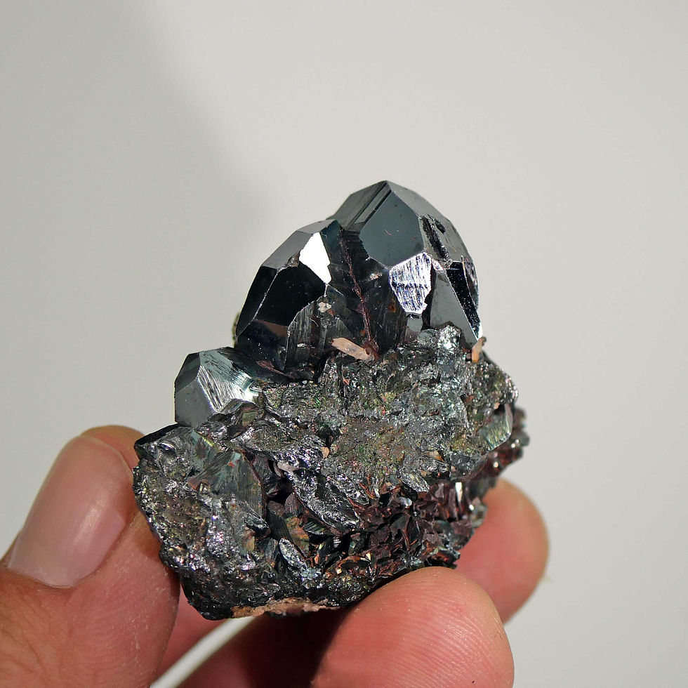 Thumbnail: Hematite with Quartz - Brumado, Bahia, Brazil