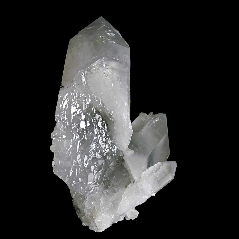 Thumbnail: Quartz with clay inclusions, phantom - Sardona, Elm, Switzerland