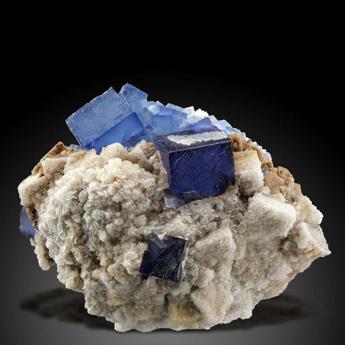 Fluorit, Quarz – Blanchard Claims, Bingham, New Mexico, USA