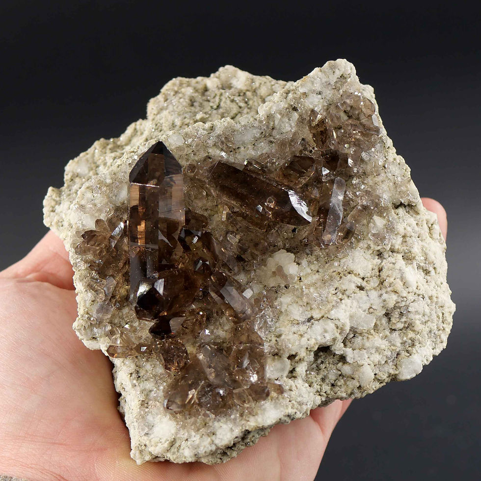 Thumbnail: Smoky Quartz – Galenstock, Rhone Glacier, Valais, Switzerland