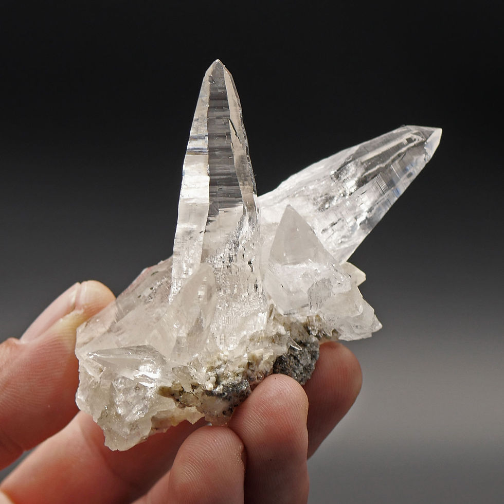Thumbnail: Rock crystal – Turbenalp, Binntal, Valais, Switzerland