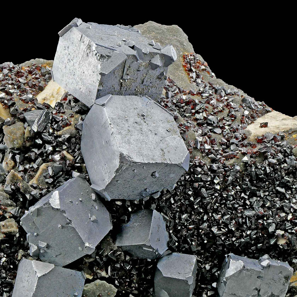 Thumbnail: Galena, Sphalerite – Picher, Oklahoma, USA