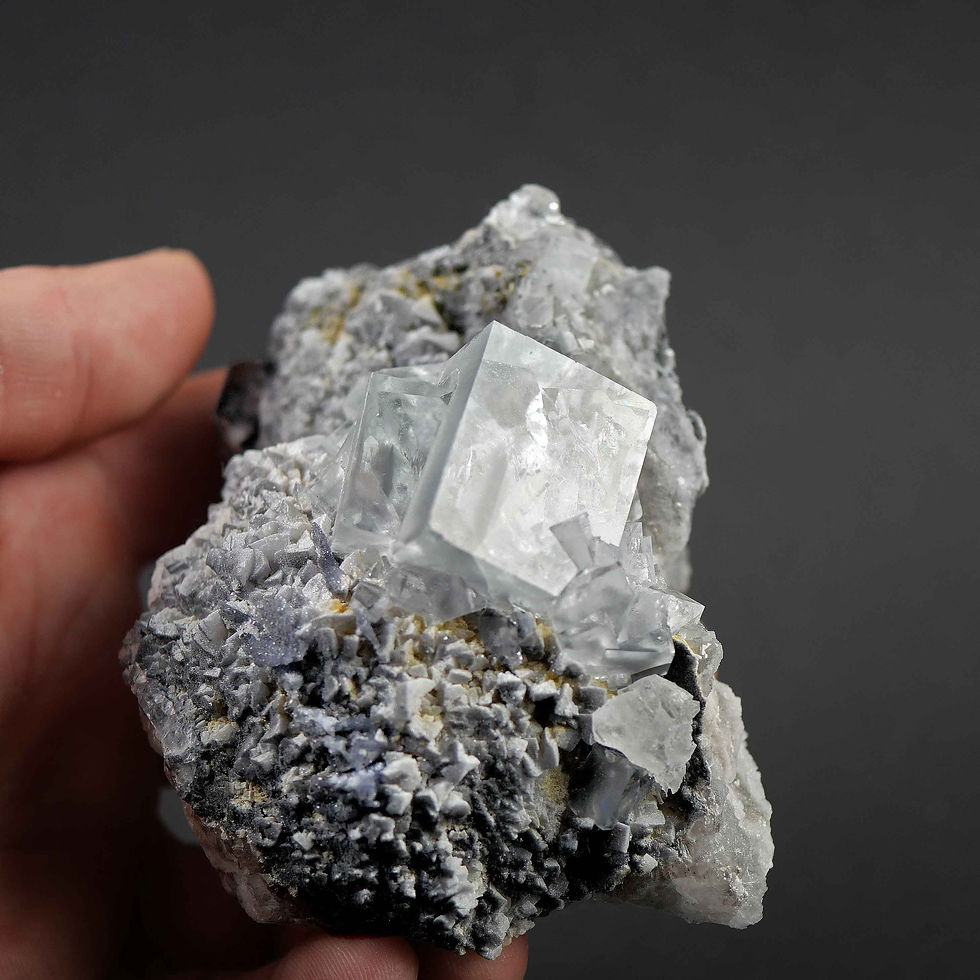 Thumbnail: Fluorite - Emilio Mine, Asturias, Spain
